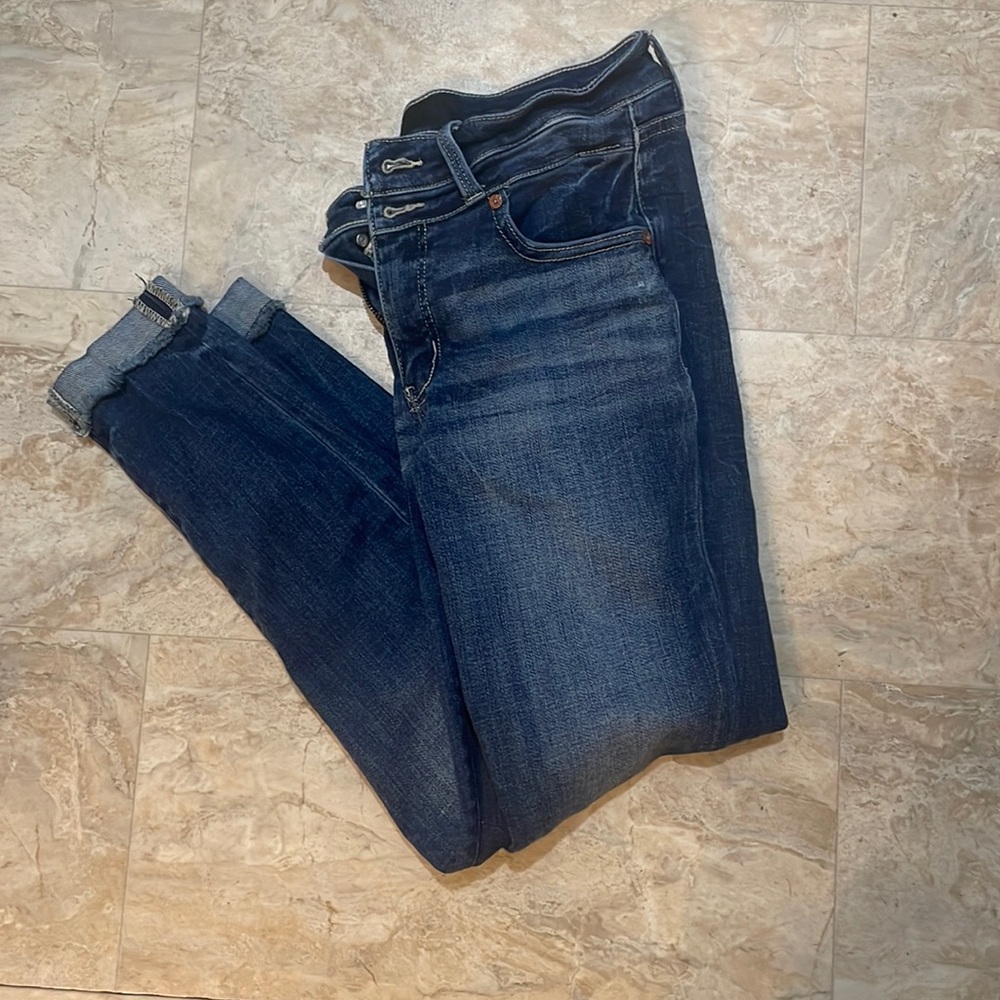 Buckle black jeans